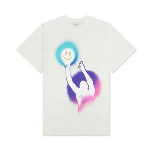 Air Jordan Men's x J Balvin SS Sail T-Shirt DR2962-133 AUTHENTIC (NEW)